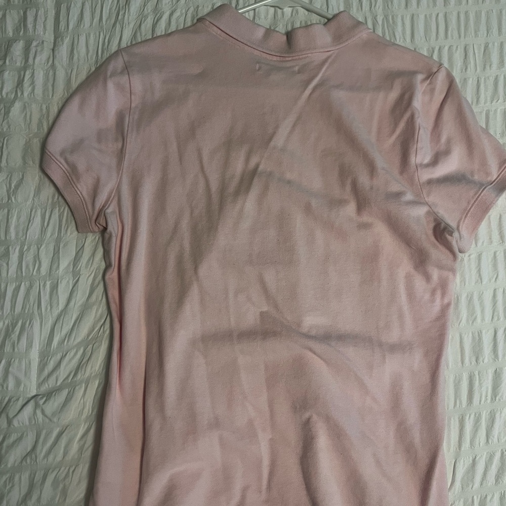 Aeropostale Baby Pink Short Sleeve Polo